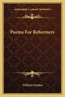 Poems For Reformers 0548305153 Book Cover