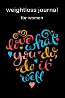 weight loss journal for women: journals to write in for women Daily Food Diary, Diet Planner and Fitness Journal For Some Real Weight Loss 1671004442 Book Cover