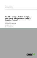 The "EU - energy - Turkey" Triangle. Does Energy really matter in Turkey's Accession Process?: A Critical Perspective 3656025584 Book Cover