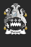 Durant: Durant Coat of Arms and Family Crest Notebook Journal (6 x 9 - 100 pages) 1081063947 Book Cover