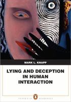 Lying and Deception in Human Interaction 0205580645 Book Cover