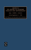 Research in the History of Economic Thought and Methodology, Archival Supplement 8 0762305959 Book Cover