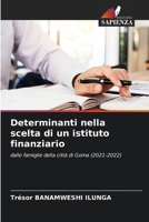 Determinanti nella scelta di un istituto finanziario (Italian Edition) 6208344239 Book Cover