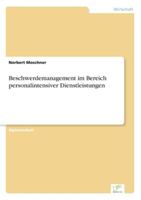 Beschwerdemanagement Im Bereich Personalintensiver Dienstleistungen 3838637682 Book Cover