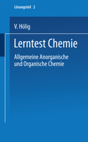 Lerntest Chemie: Allgemeine Anorganische Und Organische Chemie 379850475X Book Cover