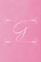 G: Initial Monogram Letter G College Ruled Notebook. Personalized Medium Lined Journal & Diary for Writing & Note Taking for Girls, Boys, Men and Women 1672846102 Book Cover