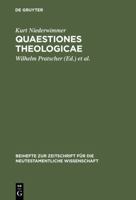 Quaestiones Theologicae 311015711X Book Cover