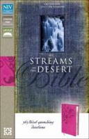 NIV, Streams in the Desert Bible, Leathersoft, Pink: 365 Thirst-Quenching Devotions 0310431506 Book Cover