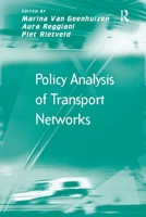 Policy Analysis of Transport Networks 1138278181 Book Cover