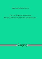 On the Formalization of Model-Driven Software Engineering 383252312X Book Cover