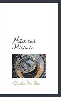 Notes sur Mérimée 1115074482 Book Cover