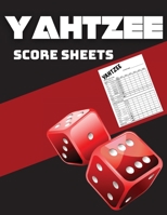 Yahtzee Score Sheets: Great Score Pads for Scorekeeping, 8.5" x 11" Yahtzee Score Cards - 100 Large Yahtzee Score Pads 1716292972 Book Cover