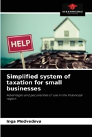 Simplified system of taxation for small businesses 6203189138 Book Cover