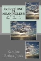 Everything Is Meaningless!: A Study in Ecclesiastes 1511787287 Book Cover