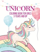 Unicorn: Coloring book for girls 3 years and up B08WV71DXV Book Cover