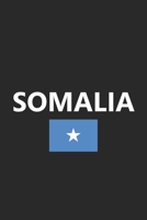 Somalia: Flag Country Notebook Journal Lined Wide Ruled Paper Stylish Diary Vacation Travel Planner 6x9 Inches 120 Pages Gift 1673822908 Book Cover