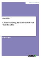 Charakterisierung des H�mocyanins von Haliotis rubra 3640865049 Book Cover