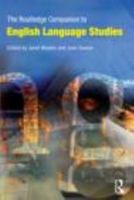 The Routledge Companion to English Language Studies 0415403383 Book Cover