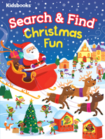 Search & Find: Christmas Fun-Search for People, Animals, Decorations, and of course Santa Claus in this Search & Find Christmas Wonderland 1628857536 Book Cover