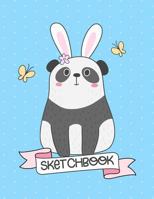 Sketchbook: Easter Bunny Panda Bear Blank Drawing Paper 1798153793 Book Cover