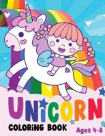 Unicorn Colouring Book: Ages 4-8 1805340212 Book Cover