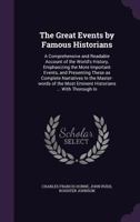 The Great Events by Famous Historians 1171753977 Book Cover