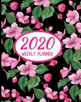 2020 Weekly Planner: Cherry Blossoms Small Size Easy To Carry Two Page A Week Planner Calendar 1691023299 Book Cover