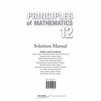Principles of Math 12 0176504206 Book Cover