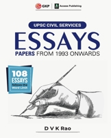 UPSC Civil Services 2023: Es says (Papers from 1993 onwards) by DVK Rao 9356810729 Book Cover
