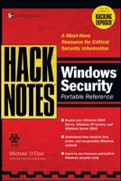 HackNotes(tm) Windows Security Portable Reference 0072227850 Book Cover