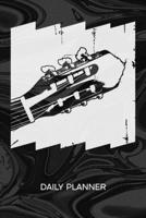 Daily Planner Weekly Calendar: Guitar Player Organizer Undated - Blank 52 Weeks Monday to Sunday -120 Pages- Playing Guitar Notebook Journal Retro Guitar - Acoustic Guitar To-Do List for Instrumentali 1674748949 Book Cover