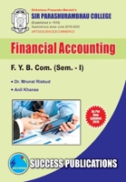 Financial Accounting(F.Y.B.Com, S.P. College, Sem.-I) 9389066794 Book Cover