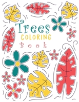 Trees Coloring Book: Adults Relaxation Creative Haven Beautiful Trees Coloring Book (Creative Haven Coloring Books) 8.5x11" 1695341392 Book Cover