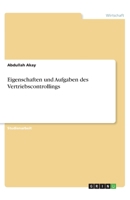 Eigenschaften und Aufgaben des Vertriebscontrollings (German Edition) 3668967822 Book Cover