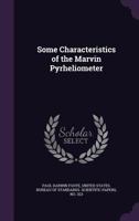 Some Characteristics of the Marvin Pyrheliometer 1359321403 Book Cover