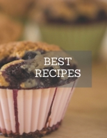 BEST Recipes: Notebook for saving recipes, kitchen notebook 1710944943 Book Cover