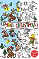 Emoji Christmas Pocket Size Coloring Book: (Stocking Stuffer Edition) 1540411397 Book Cover