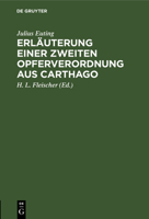 Erläuterung einer zweiten Opferverordnung aus Carthago 3112681010 Book Cover