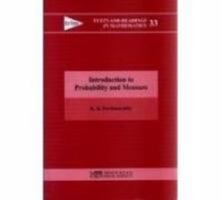 Introduction to Probability and Measure (Texts & Readings in Mathematics) 8185931550 Book Cover