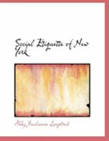 Social Etiquette of New York 116308770X Book Cover
