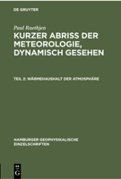 Wärmehaushalt Der Atmosphäre 3112301315 Book Cover