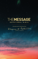 The Message Devotional Bible, Brown Cross: Featuring Notes & Reflections from Eugene H. Peterson 1631468235 Book Cover