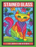 Stained Glass Coloring Book: Beautiful Designs for Stress Relief, Relaxation, and Creativity B08W7SNJC4 Book Cover