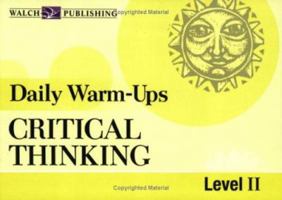 Daily Warm-Ups: Critical Thinking, Level II (Daily Warm-Ups English/Language Arts) 0825144825 Book Cover