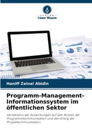 Programm-Management-Informationssystem im öffentlichen Sektor (German Edition) 6136986108 Book Cover