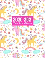 2020-2021 Two Year Planner: Calendar Year Vision Planner (January 2020 - December 2021) - Monthly and Weekly Schedule Organizer and Journal Art Cover 00023187 1712931377 Book Cover