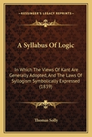 A Syllabus of Logic 1165266431 Book Cover