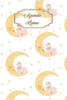 Agenda Lama: Agenda universel avec couverture et intérieur Lama - 56 semaines avec des pages supplémentaires à découvrir (15 x 23 cm) (Mon Agenda Perpétuel) 1790636655 Book Cover