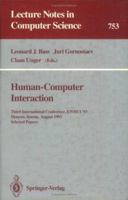 Human-Computer Interaction: Third International Conference, EWHCI '93, Moscow, Russia, August 3-7, 1993. Selected Papers (Lecture Notes in Computer Science) 3540574336 Book Cover