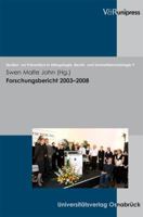 Forschungsbericht 2003-2008 3899717155 Book Cover